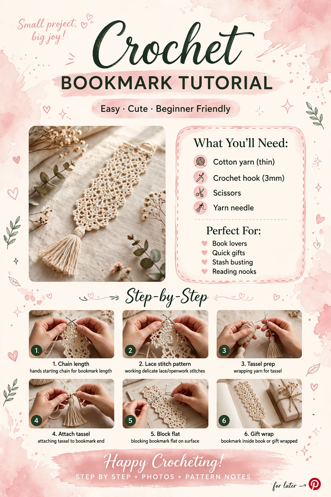 Crochet Bookmark