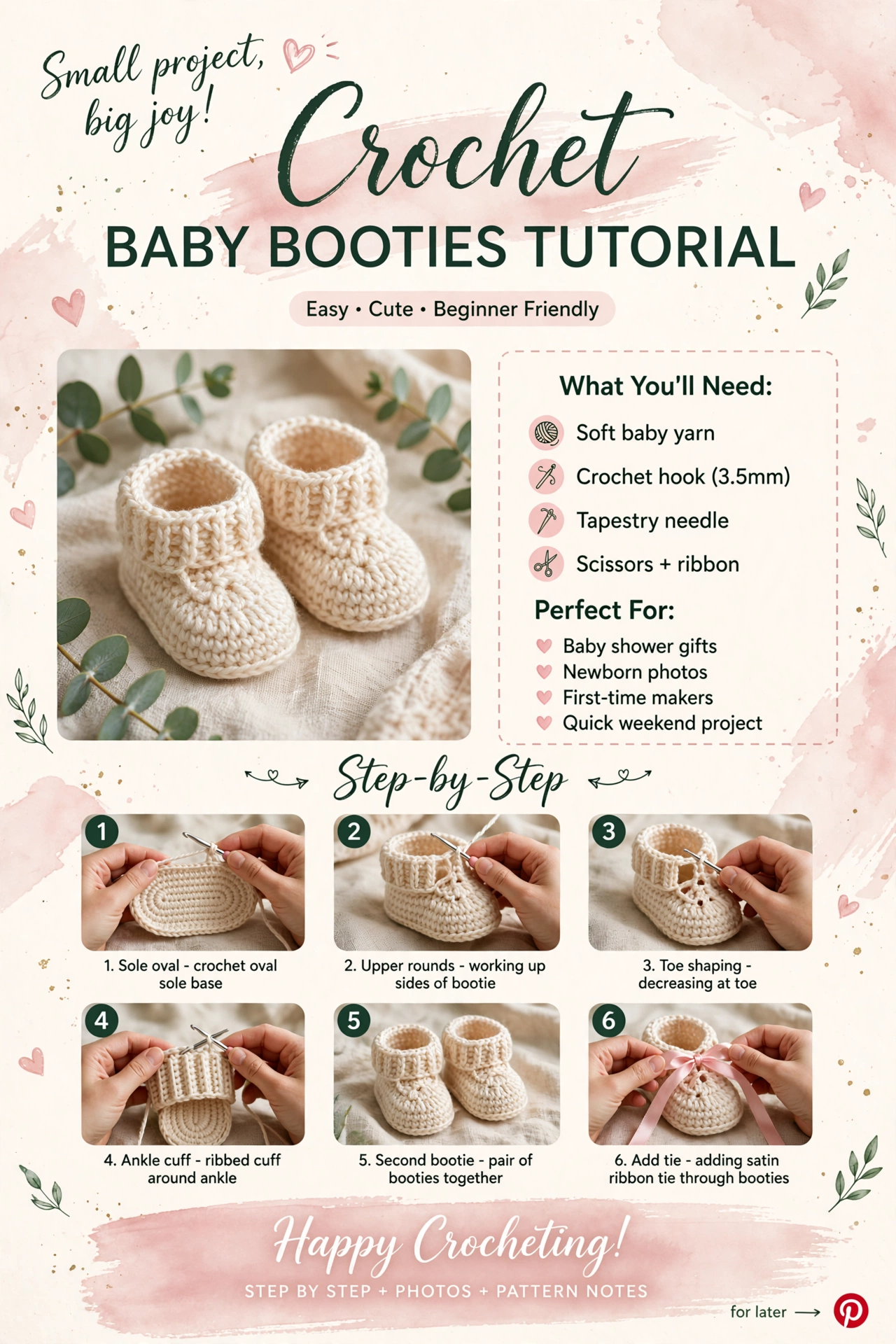 Crochet Baby Booties